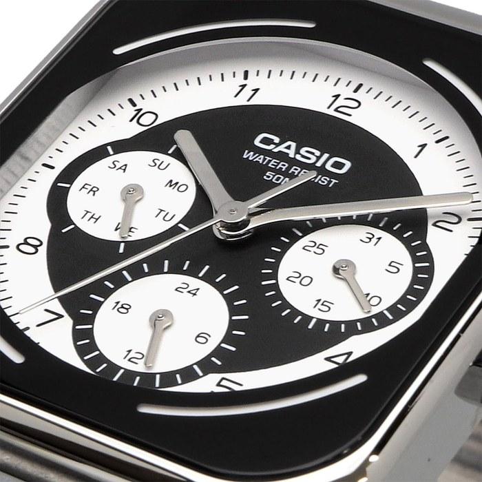 Casio Standard Round Rectangle 24-Hour Multifunction Analog Men's Watch MTP-M307D-1BV Black