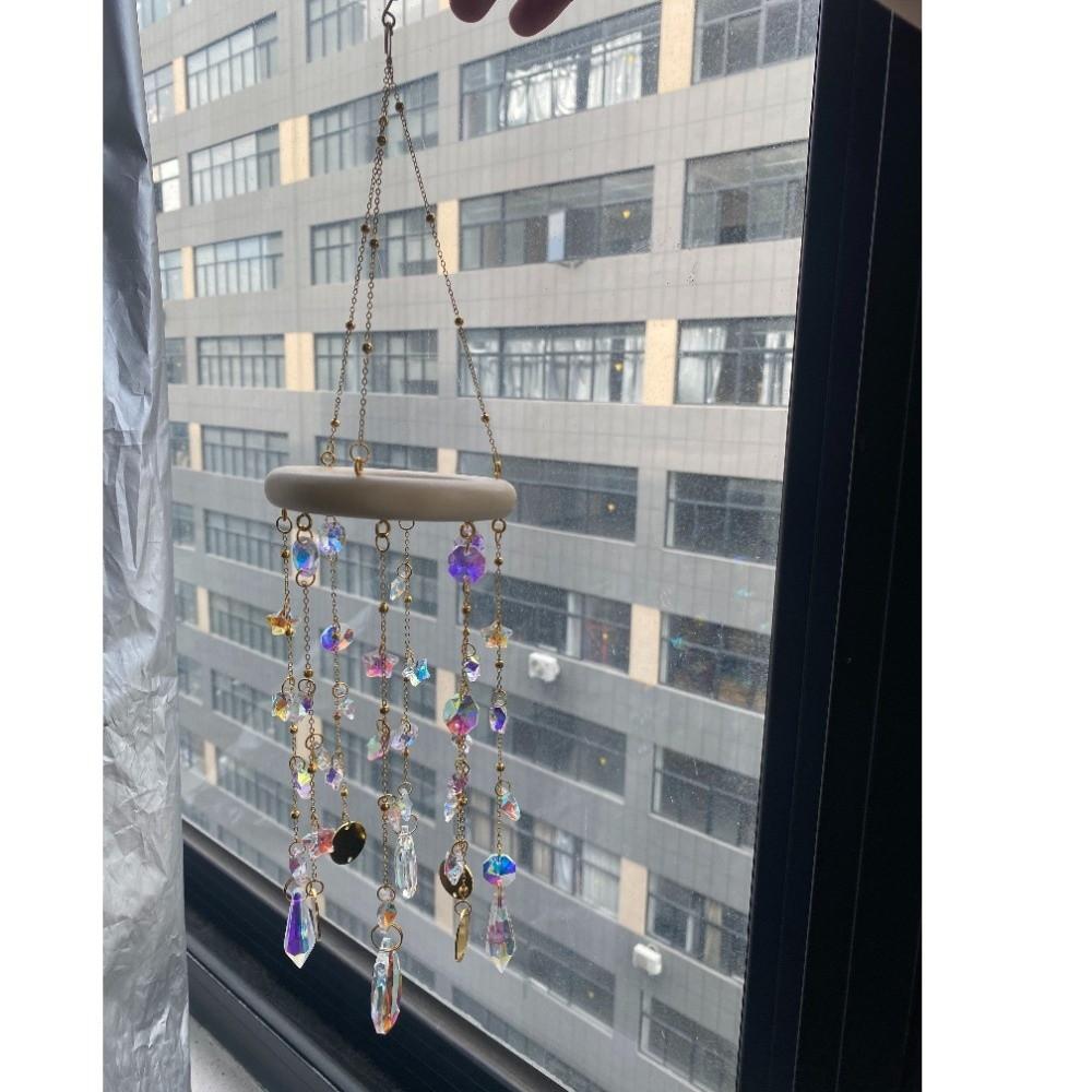 Hanging Crystal Sun Catcher Exquisite Window Hanging Decor Prism Rainbow Maker Outdoor Balcony