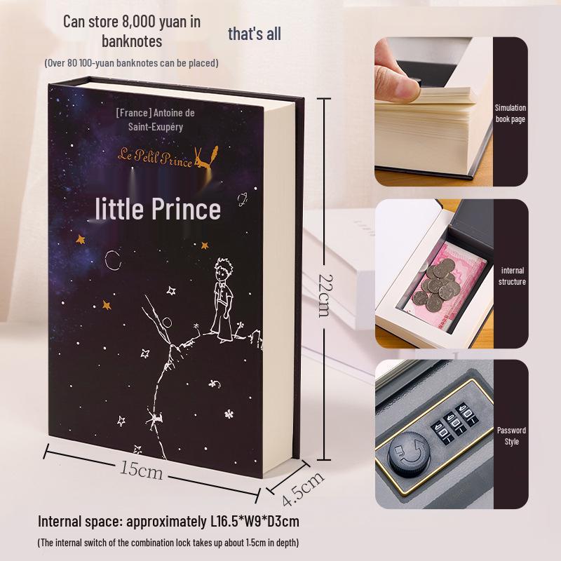 Book Piggy Bank Cabinet: Secure Password Safe for Kids 2025