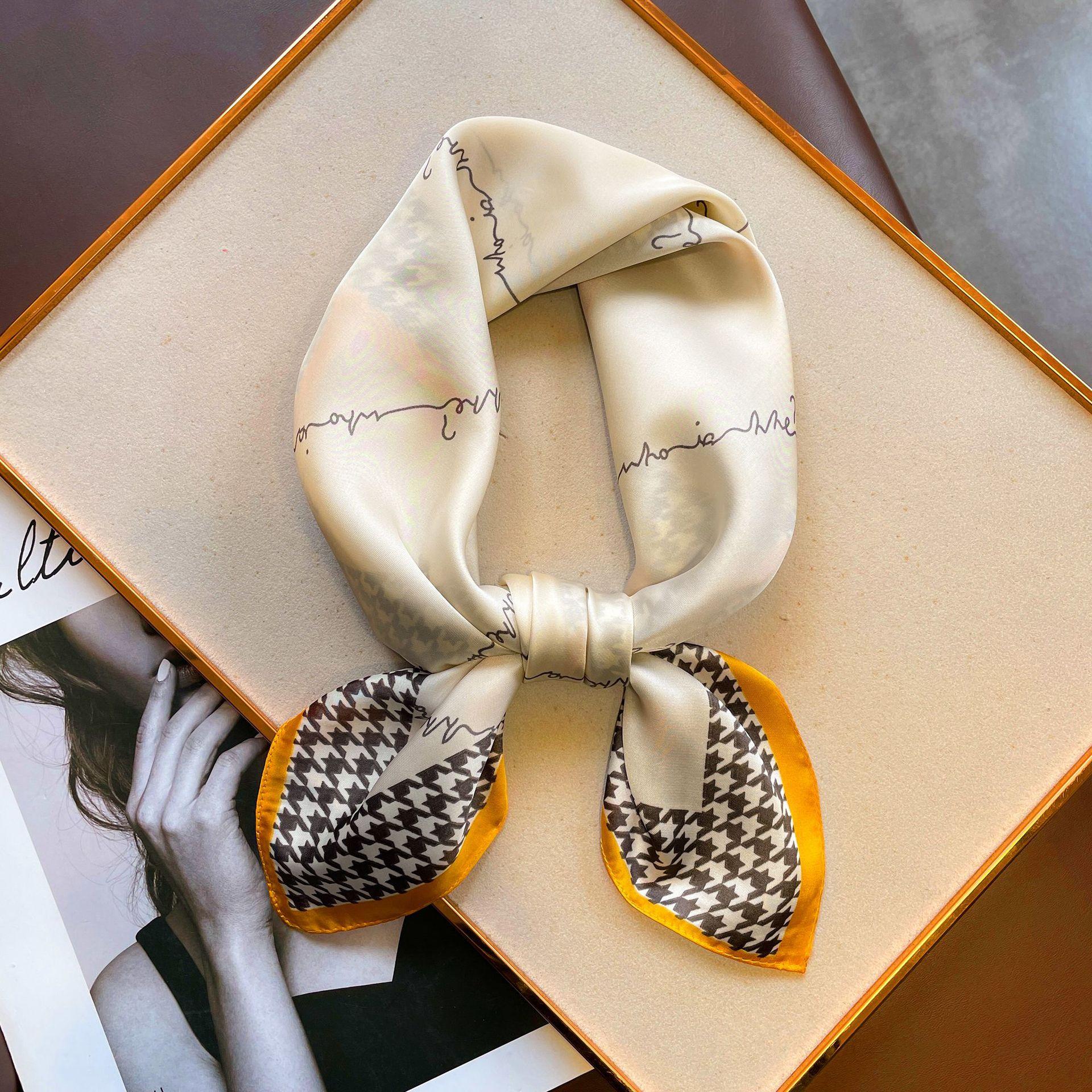 

70 * 70 см новый шелковый маленький квадратный шарф для защиты шеи женщин профессиональный шарф универсальный шарф для волос шарф 70*70cm