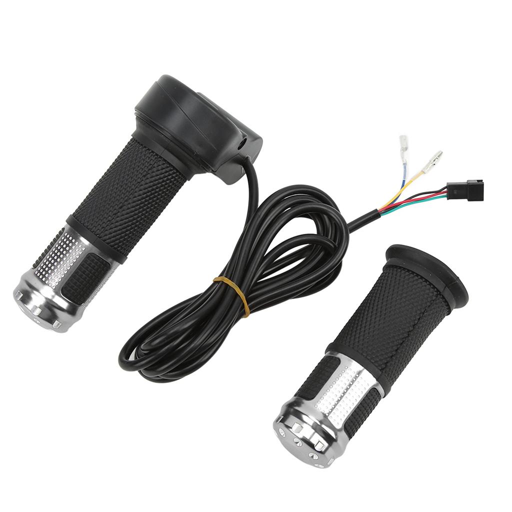 1Pair Twist Throttle Grips Bike Scooter Throttle Handle Grip Speed Governing for Electric