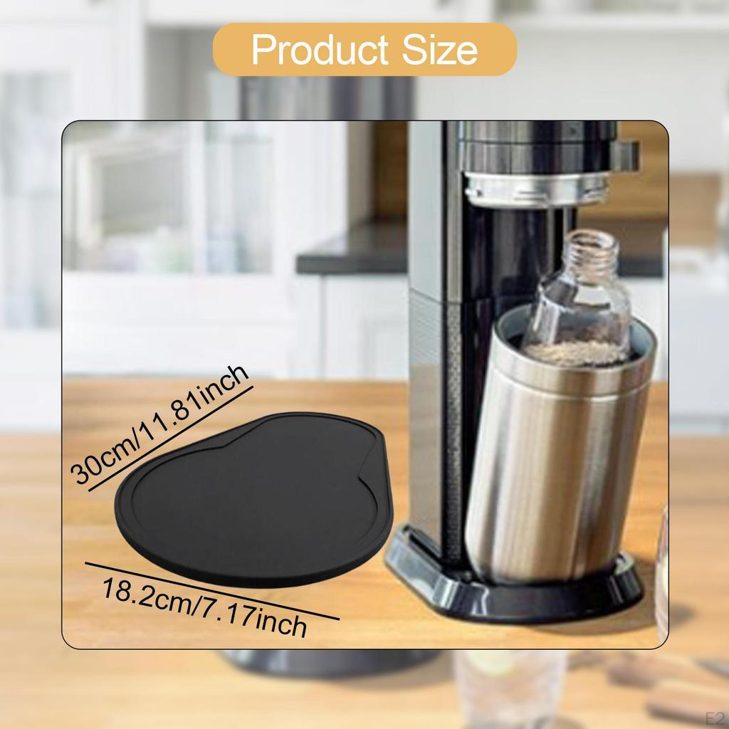 Silicone Non Slip Drip Mat, Coaster, Only for Crystal 3.0 Easy to Clean Pad Table Protection