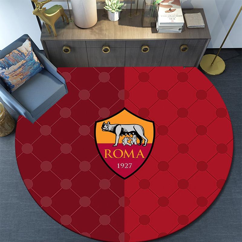 AS Roma Round Area Rug,Carpet Rug for Living Room Bedroom Sofa Playroom Decor,Non-slip Floor Mat