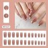 24 Reusable Artificial Fake Nail Set| Lightweight & Long Lasting| Easy To Use| Quick Fix For Festivals & Special Occasions