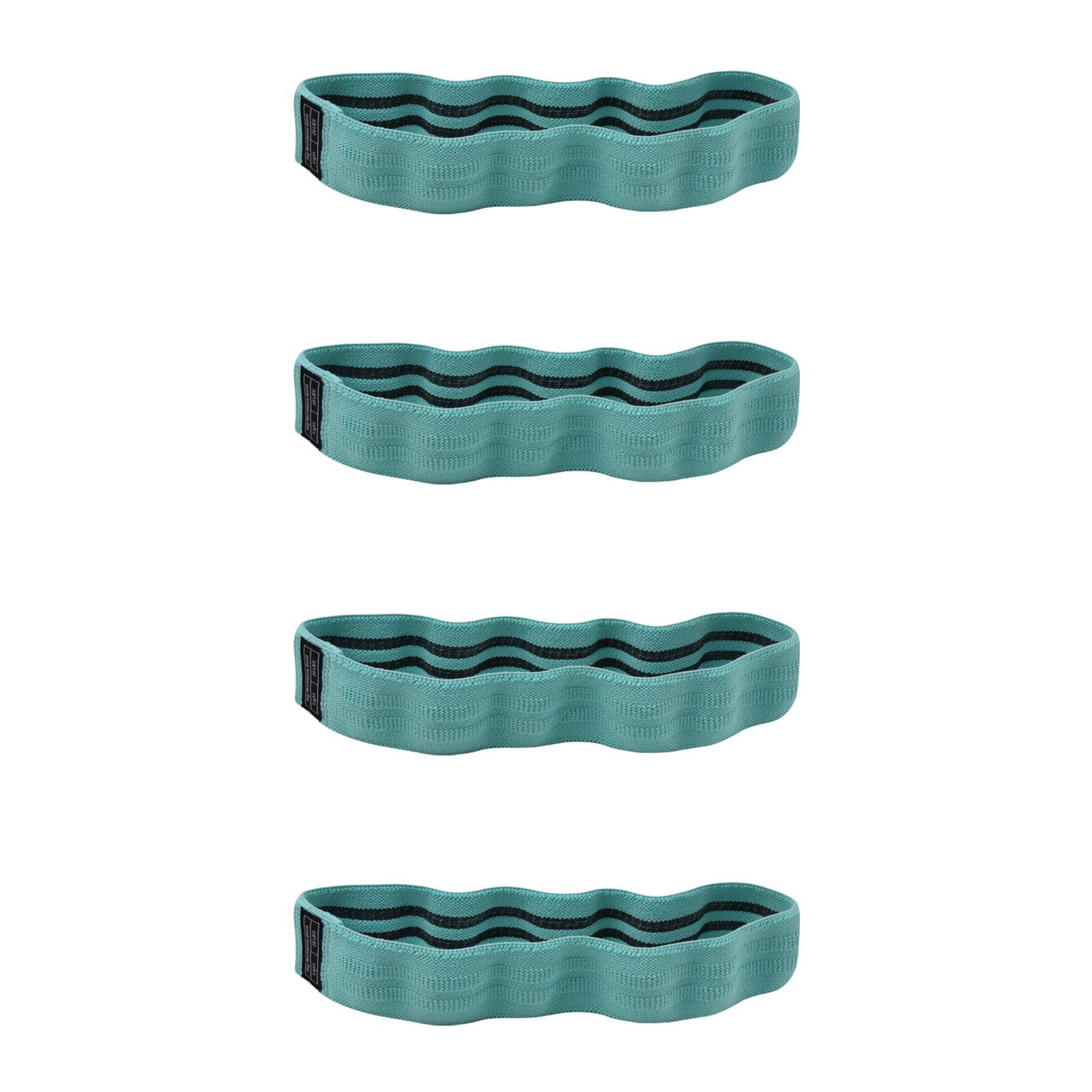 

4 шт. эластичные ленты сопротивления для йоги, пилатеса, домашних тренировок, фитнес-тренинга, физиотерапии One Size