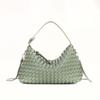 Handmade Lambskin Chain Crossbody Women's Dumpling Handbag