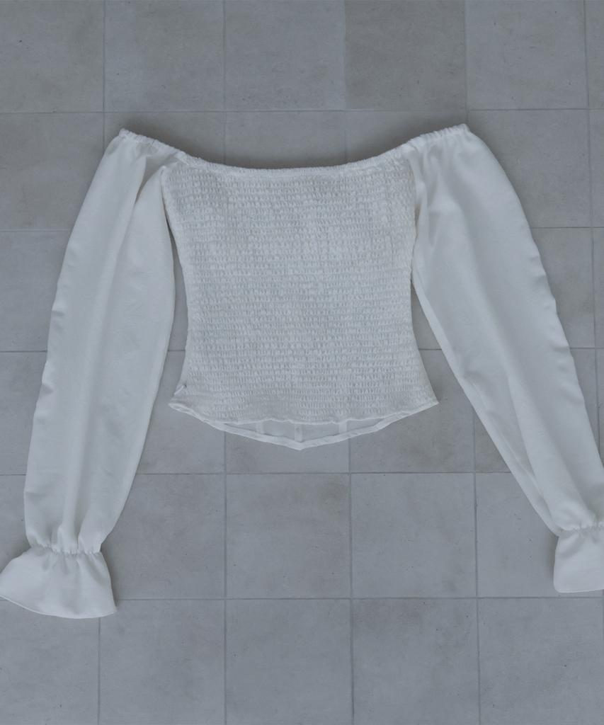IODAM Lilia Corset Blouse (White)