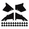 Upgrades Front Guard Liner Set Easy Installation Strong Front Wheel Mud Guards 53735-35150 Simple Installation for Car
