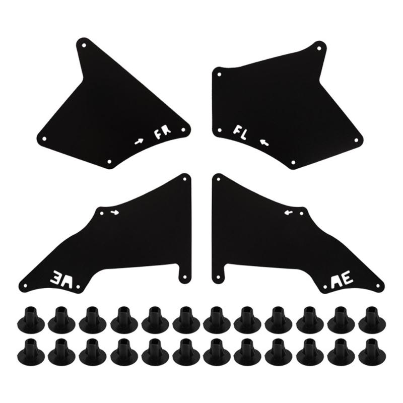 Upgrades Front Guard Liner Set Easy Installation Strong Front Wheel Mud Guards 53735-35150 Simple Installation for Car