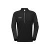 Mammut Aenergy FL Half Zip Longsleeve AF First Layer Half Zip Longsleeve Asian Black Men's Jacket, Fit, (1016-01310)