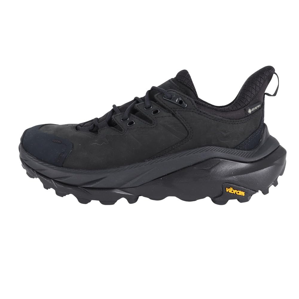 HOKA Kaha 2 Low GTX Hiking Gore-Tex Shoes, Low-Cut, 1123191-BBLC (Black/Size 22.5/Women's)