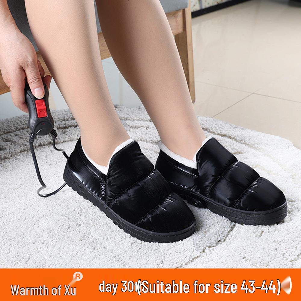 Damen Beheizbare Hausschuhe zum Gehen - Wiederaufladbare Winter Büro Fußwärmer
