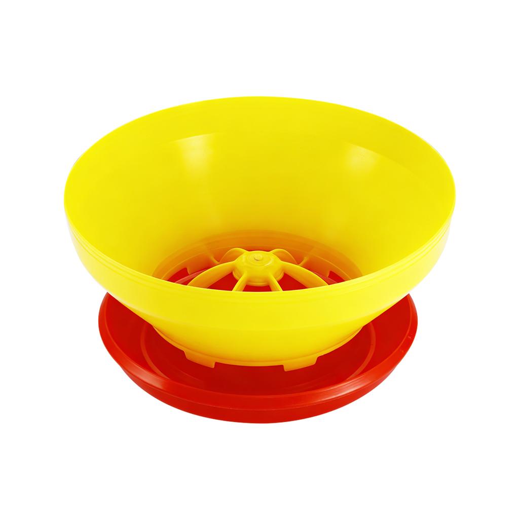 Automatic Pan Feeder Without Cover for Chicken Duck Quail Pigeon Poultry Turbo Food Feeder Chicken Coop Ground Feeding Trough