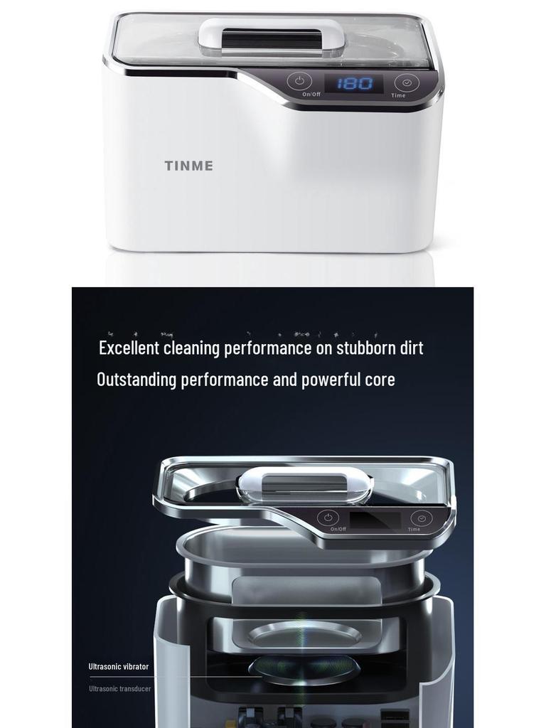 German TINME Ultrasonic Cleaner for Glasses, Jewelry, Watches, and Contact Lenses