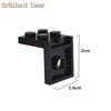50PCS 2X2 Dots Figures Stand Base Plate Holder Wall Display DIY MOC Showcase Bracket Building Blocks Parts Number 3956 Kids Toys
