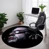 1PC Rammstein Office Round Rug, Non-slip, Soft and Durable Office Rug for Interior Decoration, Perfect for Office Yy250915033
