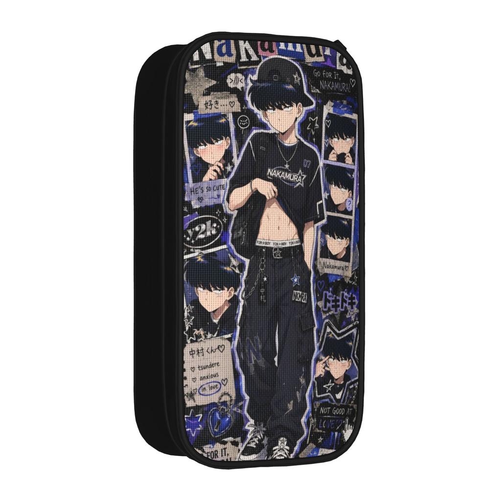 New Go For It Nakamura Pencil Cases Pencil Pouch Pen Box for Girls Boys Big Capacity Bag School Supplies Cosmetic Stationery