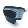 Kitchen Sink Triangular Waste Storage Holder Drain Shelf Corner Mounted Basket