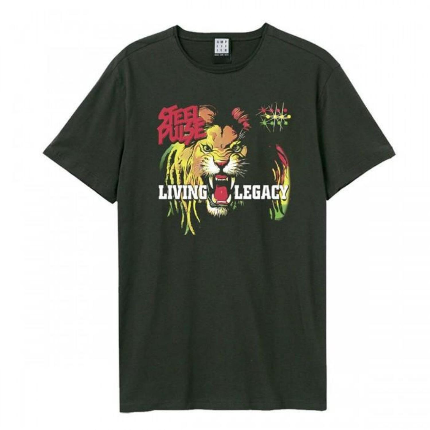 

Amplified Unisex Adult Living Legacy Steel Pulse T-Shirt S