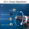 Rechargeable 12V Li-Ion Battery Cordless Drill 2 Speed Drilling Screw Driver Electric Drill Hand Power Tool +LED Light New