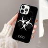 Biohazard Symbol Phone Case For iPhone 17 Air 14 15 16 16e 13 12 Max Cover For Apple iPhone 17 Air 11 Pro Max Plus Coque