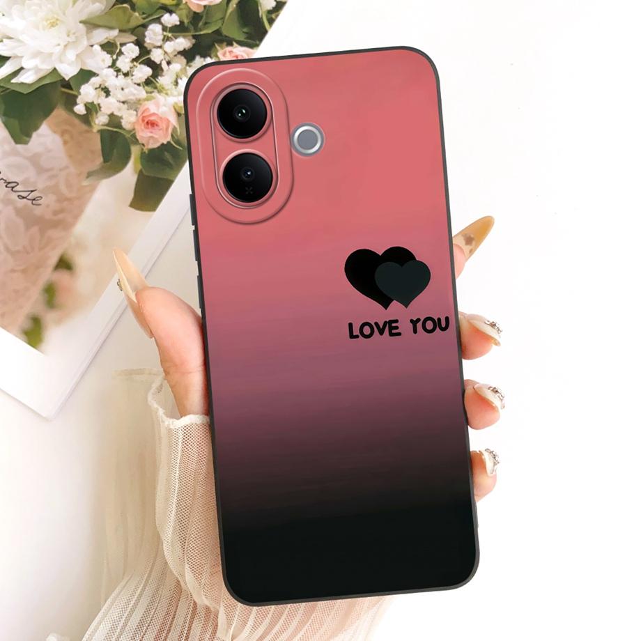 Butterfly Love Heart Bow Phone Case For Vivo V60 Lite 4G 5G V2530 / Vivo V60 V2511 T4 Pro Back Cover Soft Camera Protected Funda