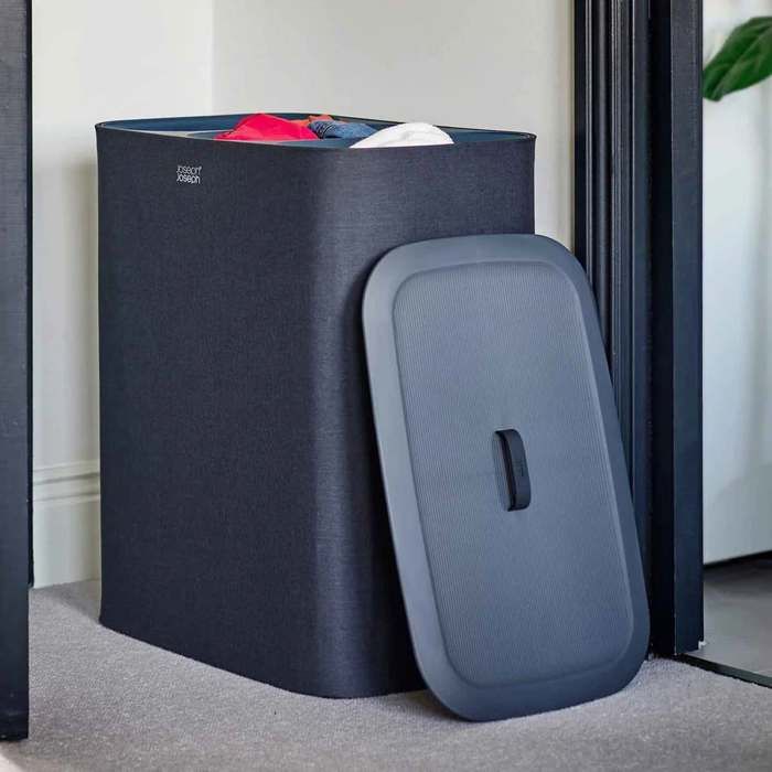 JOSEPH JOSEPH Tota Trio Panier À Linge 90 Litres Noir