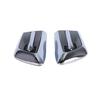 2pcs Chrome Car Air Flow Fender Side Vent Decoration Stickers Cover Accessories