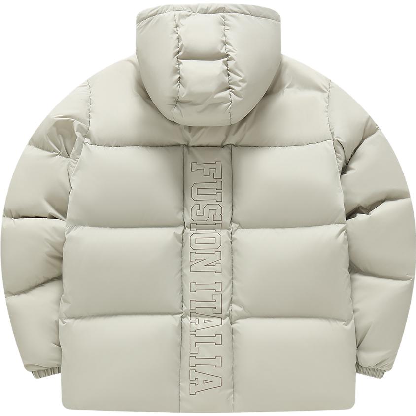 Fila Fusion RDS Civic Fashion Casual Loose Warm Hooded Down Jacket Men Outerwear Duck-Gray T11M345909F-GY