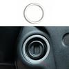 Silver Titanium 2009-15 For Benz E-Class Trim Car Inner Engine Start Stop Button