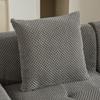 Modular Compression Sofa Made of Chenille Fabric, Filled with 30D High-resilience Foam. Easy To Move and with a Non-slip Base. Gray
