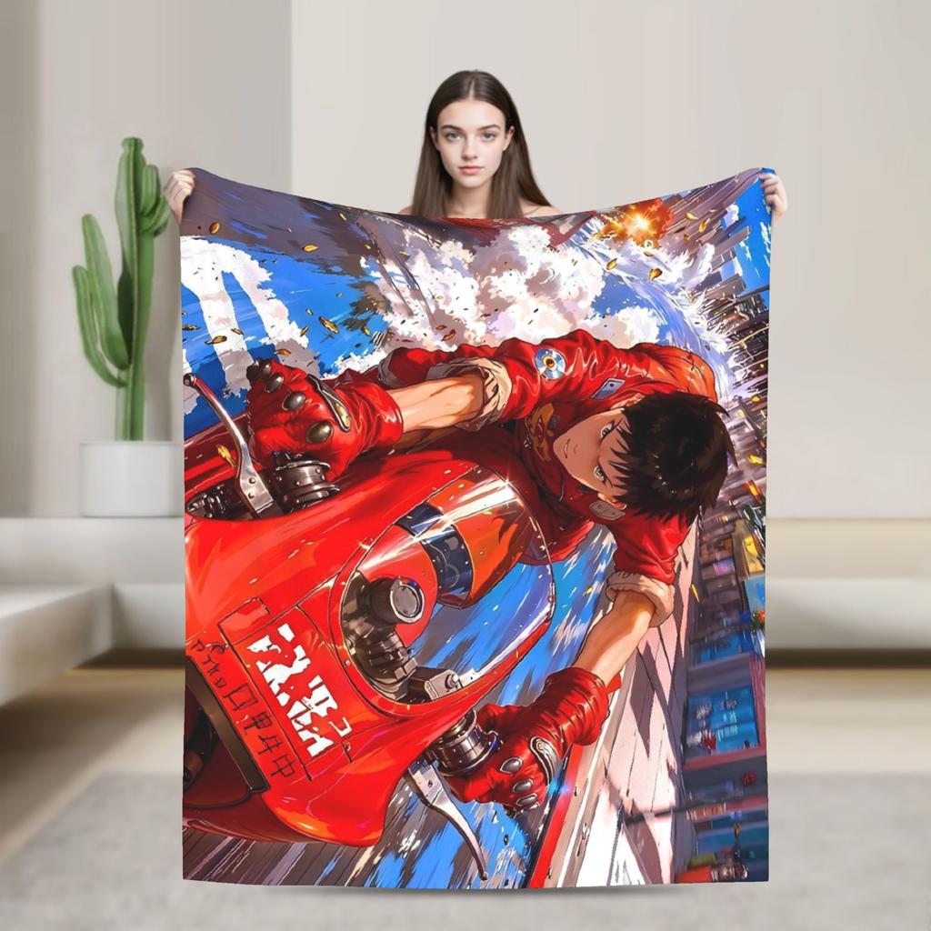Japanese Anime film Akiras Blankets Quality Super Warm  Throw Blanket Winter Travel Couch Chair Sofa Bed Fashion Bedspread