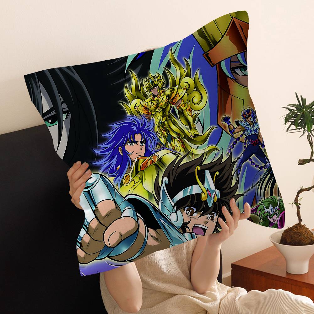 Japanese Hot Anime S-Saint Seiya Cushion Cover Decorative Pillow Sofa Home Decor Case Pillow Cases
