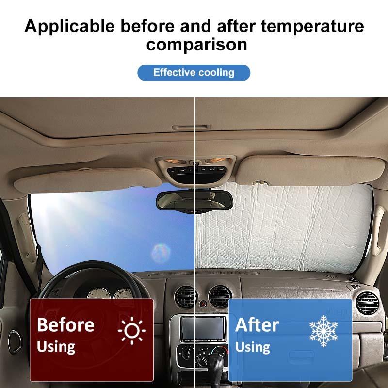 Car Windshield Sunshade Window Shade Foldable Sun Visor Cover Fit For Jeep Liberty 1999-2007 Car Interior Accessories,1 pcs