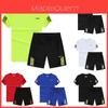 Stylish Quick-drying Men Women Sports Suit With Breathable T-shirt And Shorts Set
