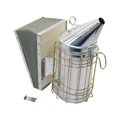 1 peça abelha mantendo fumante de aço inoxidável colmeia de abelha fumante pequena placa de proteção térmica galvanizada ferramenta de equipamento de apicultura