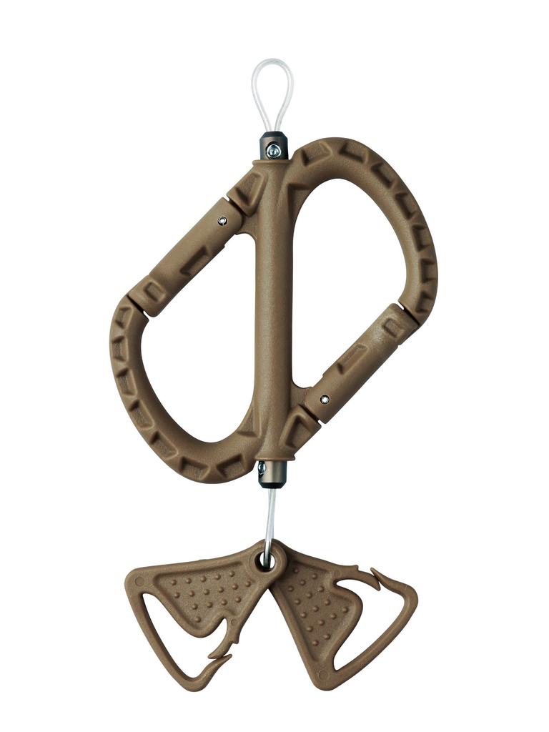 Daiichi Seiko Nobiner S + Snap Holder Dark Earth Carabiner Snap Fishing