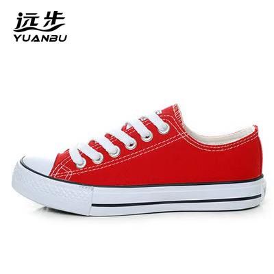 

Long step basic lace-up canvas shoes men s shoes low-top breathable student shoes single shoes large size cloth shoes men s board shoes 43 яскраво-червоного кольору