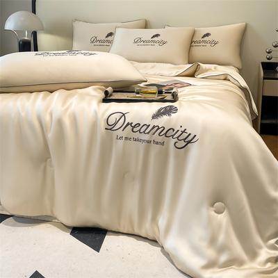 3Pc In Set New Soft And Comfortable Single Summer Quilt Home Beautiful Adult Thin Quilt Student Dormitory Single Air Conditioner
