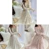 Floral Chiffon Midi Dress With High Waist And Ruffle Hem For Spring Casual Wear