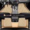 Honda Fit Carpet-Style Floor Mats with Embedded Door Sill Design