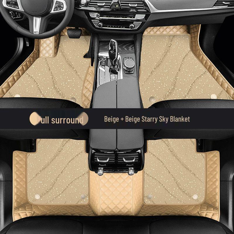 Honda Fit Carpet-Style Floor Mats with Embedded Door Sill Design