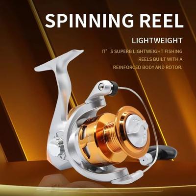 Nuovo Mulinello da Pesca Spinning a Bilanciere in Alluminio CNC Bobina Elettrolucidata Telaio in Metallo Ultraleggero Liscio e Robusto 5.1:1 Rapporto di velocità elevato