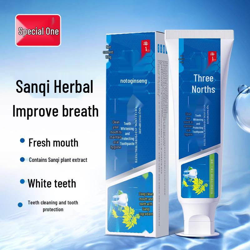 Special One Sanqi Whitening Toothpaste: Fights Yellowing & Freshens Breath, Top-Selling Oral Care Solution.