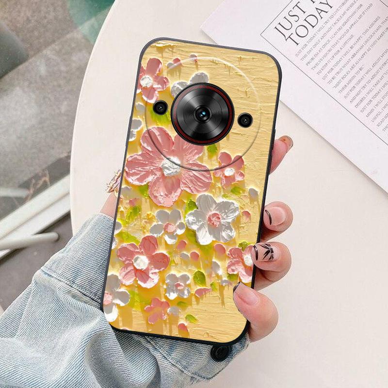 For ZTE Blade A75 5G Phone Case Astronaut Silicone Camera Protection Back Cover For ZTE BladeA75 5G Funda Colorful Coque A 75