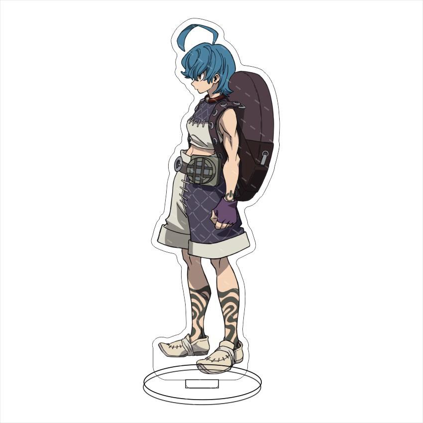 Gachiakuta Acryl Standbeeld 16cm Dubbelzijdig HD Printen Anime Standee Rudo Enjin Zanka Riyo Figuur Bureau Kamer Decoratie Verjaardagscadeaus