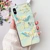 For Apple iPhone X XR XS Max Case Colorful Flowers Butterfly Painted Cover Soft Slim Phone Case For iPhone XS Max iPhoneX Bumper