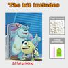 Disney Pearl Painting Monsters, Inc. DIY Pearl Art Painting Pearl Gem Painting Pictures Crafts Special Shape Home Wall Decoration