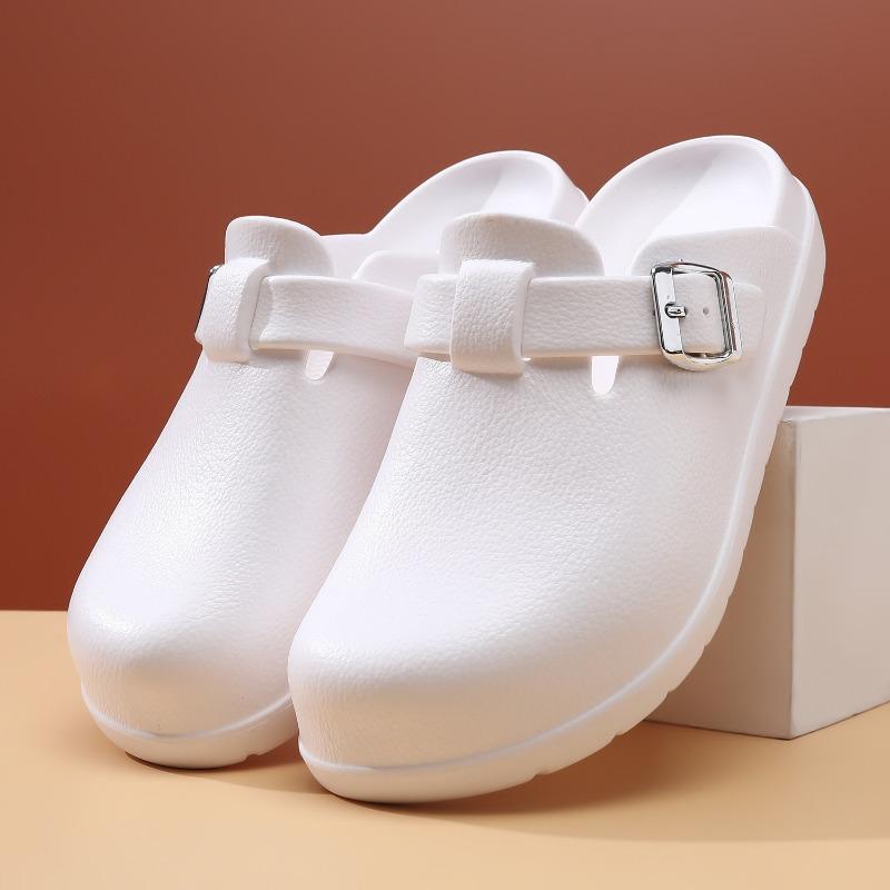 New summer outer wear thick-bottomed bag head mop, high-end EVA breathable and non-smelly feet camping cool slippers