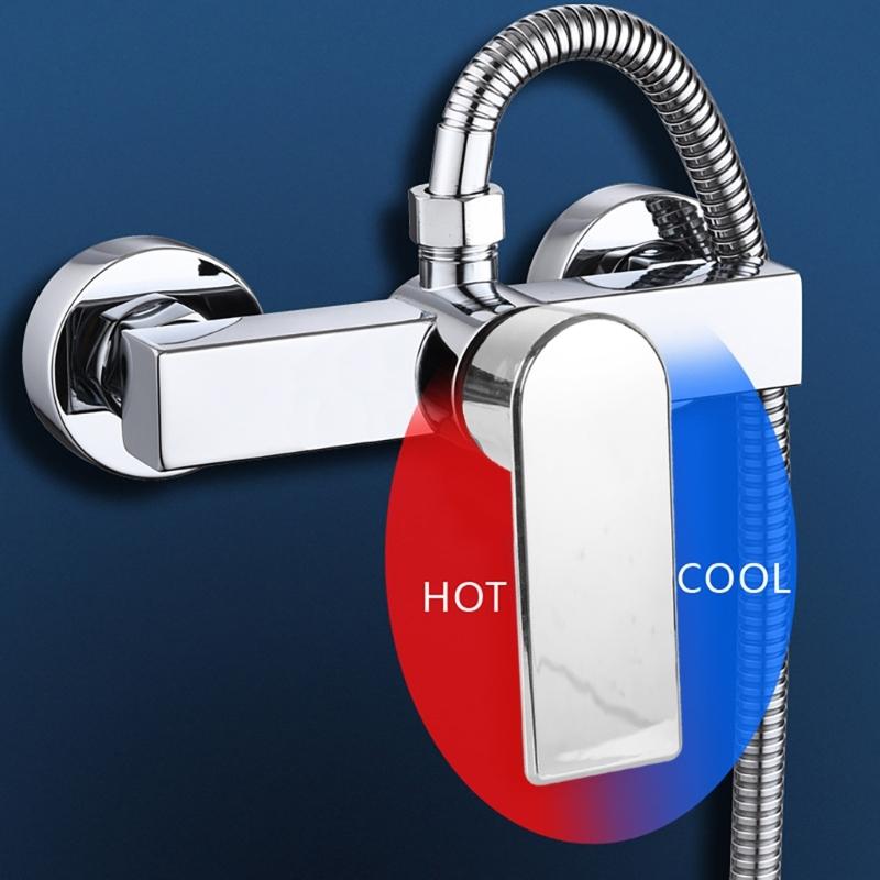 Fashion Single Handle Shower Mixer Bath Faucet Modern Single Lever Shower Faucet Bathroom Tap Elegant Shower Mixer Tap